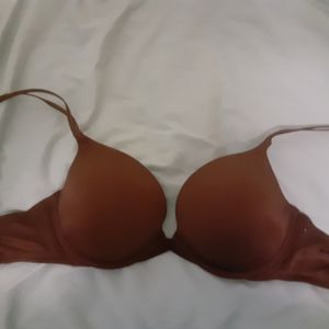 Brown push up bra